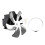 6-Blades Stove Fan On Chimney 27.8oz Silver 2