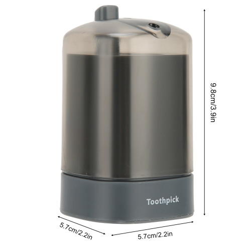 Toothpick Holder Automatic Dispenser Thickened Kitchen Restaurant Black 100ml 2