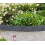Stone Effect Lawn Edging, Flexible Plastic Garden Border, 2.3m GREY 9
