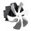 6-Blades Stove Fan On Chimney 27.8oz Silver 13