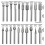 6MM Shank Cylinder Diamond Grinding Bits Cylindrical Points Coated Carving Burrs Lapidary Tools Jade Stone Marble 3