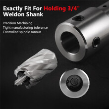 Industrial Tools Annular Cutter Arbor, Annular Cutter Arbor with Morse Taper MT2 for 3/4 Inch Extension Drill Press