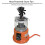 7-Blade Heat Powered Stove Fan Aluminum Black 2