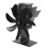 7-Blade Heat Powered Stove Fan Aluminum Black 9