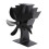 7-Blade Heat Powered Stove Fan Aluminum Black 5