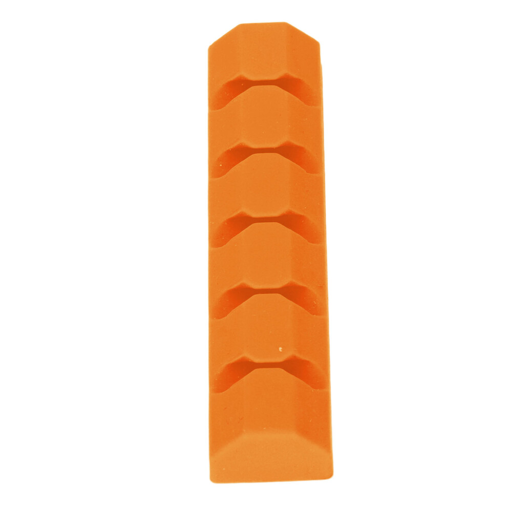 Multi-Color Silicone Data Line Manager For Computers, 22P19-Rtk Orange 7631388246822
