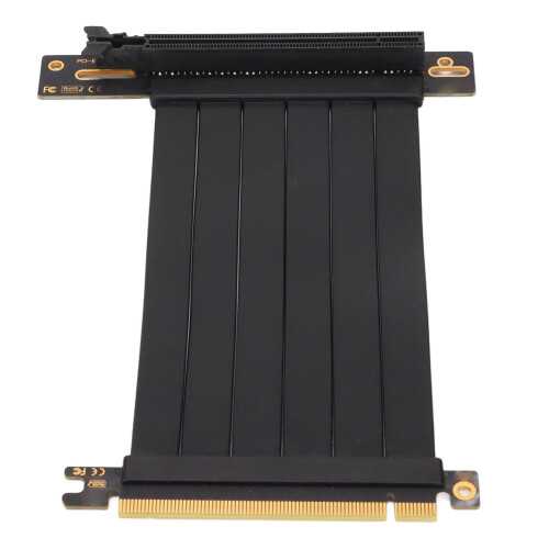 128Gbps PCIE 3.0 X16 Graphics Card Extension Cable, 15cm Black 1