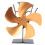 5 Blade Heat Powered Stove Fan, Gold, 0.74kg 2