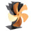 5 Blade Heat Powered Stove Fan, Gold, 0.74kg 12