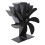 7-Blade Heat Powered Stove Fan Aluminum Black 11