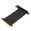 128Gbps PCIE 3.0 X16 Graphics Card Extension Cable, 15cm Black 12