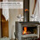 5 Blades Heat Powered Stove Fan, Silver Vertical 4