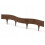Stone Effect Lawn Edging, Flexible Plastic Garden Border, 2.3m BROWN 4