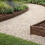 Stone Effect Lawn Edging, Flexible Plastic Garden Border, 2.3m BROWN 5