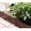 Stone Effect Lawn Edging, Flexible Plastic Garden Border, 2.3m BROWN 7