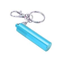 Billiard Cue Tip Shaper Tool Aluminum Stainless Steel Keychain Blue