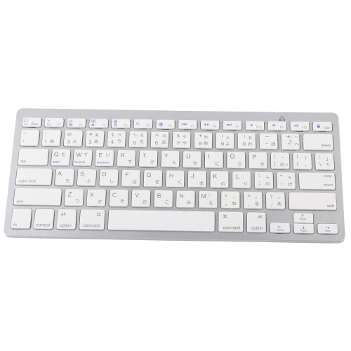 Wireless Mini 78-Key Ultra-Thin White Keyboard for Windows, Android, iOS 1
