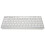 Wireless Mini 78-Key Ultra-Thin White Keyboard for Windows, Android, iOS 15