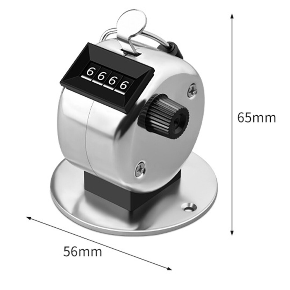 4-Digit Manual Hand Counter for Crowd Counting
