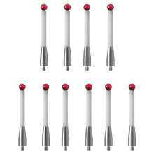 10Pcs CMM Probe Stylus 6mm  Tip CMM Contact Probes Ceramic Shafts Probe Testing Accessories for Renishaw A-5000-3709