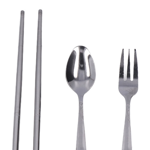 Reisebesteck Set wiederverwendbar Löffel Gabel 1