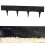 Stone Effect Lawn Edging, Flexible Plastic Garden Border, 2.3m BLACK 7