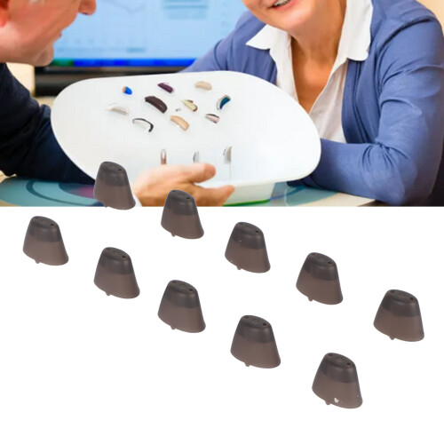 10pcs Silicone Replacement Domes for Open Ear Hearing Aids, Reduce Fatigue