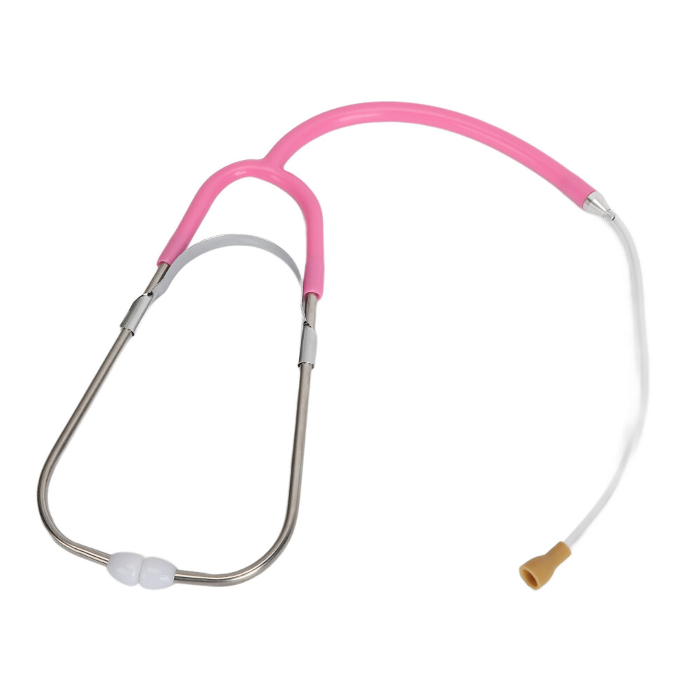 Pink Listening Stethoscope Binaural Earing Aid Audiphones Stethoscope Hearing
