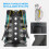 60L Hiking Backpack 30x20x55cm, Multi-color 2