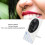 Silicone Nose Piercing Practice Model Black 3D Reusable Display Nose Model 5