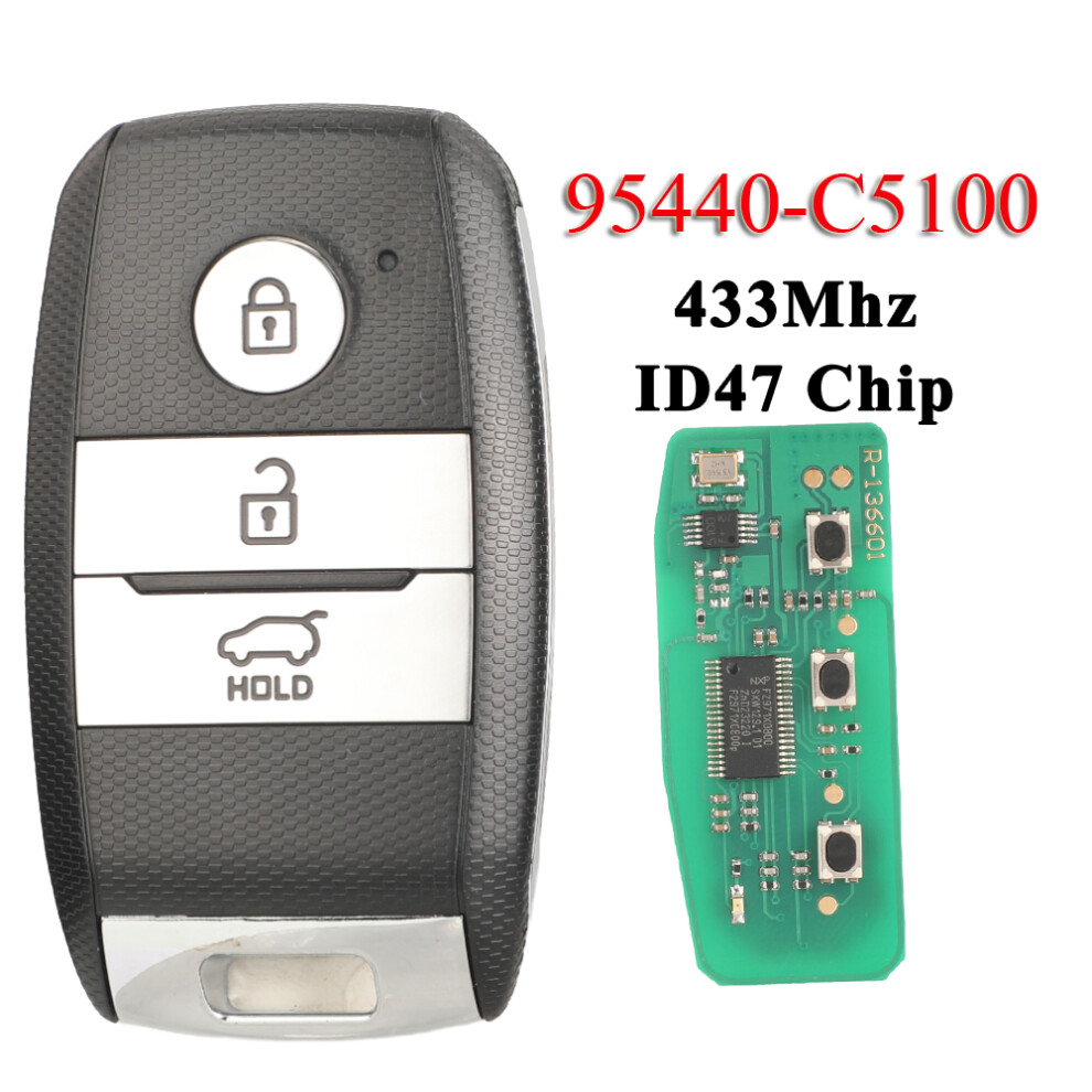 Remote Car Key For Kia Sorento 2015 2016 2017 2018 95440-C5100 Fccid Fob-4F06 Id47 433Mhz Keyless Go Card Control 6935161685176