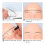 Disposable Eyebrow Template Ruler Sticker, 18x3.8cm, Easy to Use 6