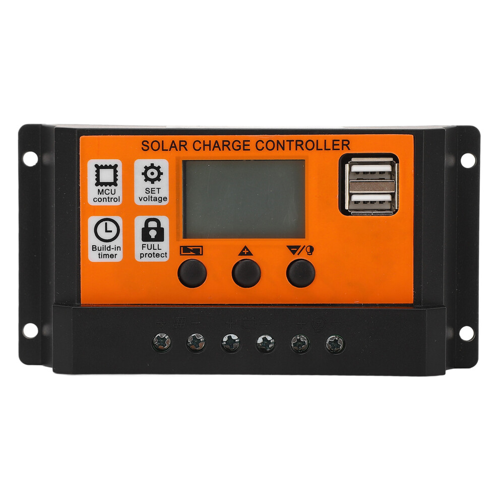 Solar Charge Controller Lcd 30A 12V/24V Regulator For Lithium & Acid Batteries 7901388537115