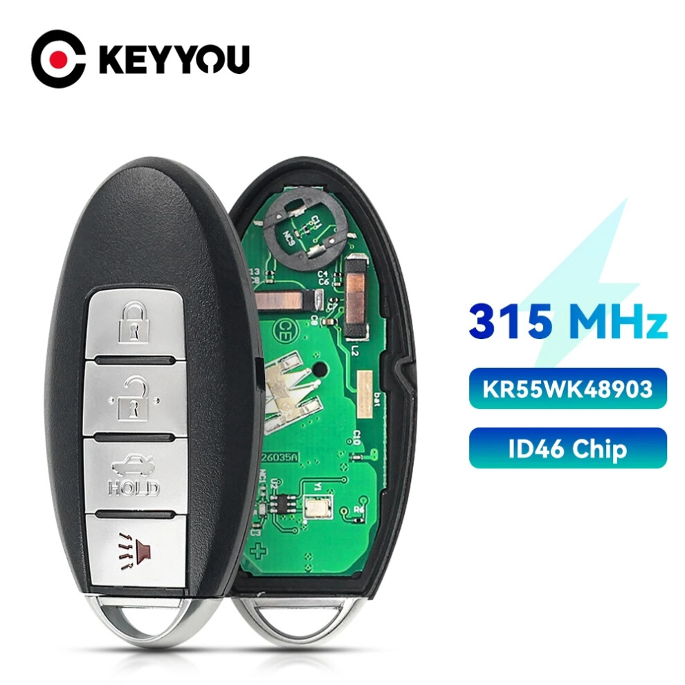 1Pcs Smart Card Key For Nissan 315Mhz Pcf7952 Chip Altima Maxima Murano Crosscabriolet Kr55wk48903 Kr55wk49622 6935161635423