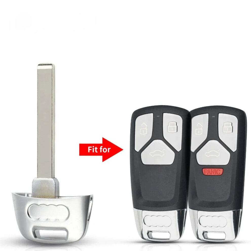 For Audi Tt A4 A5 S4 S5 Q7 Sq7 2016 2017 2018 2019 Blank Emergency Insert Key Blade Car Remote Key Hu66 Blade 6935161694581