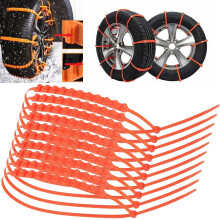 Universal Nylon Snow Chains 10Pcs Anti Skid Mud