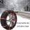 Universal Nylon Snow Chains 10Pcs Anti Skid Mud 2