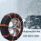 Universal Nylon Snow Chains 10Pcs Anti Skid Mud 11
