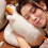 Nap Desk Sleeping Pillow 25 x 30 x 30 cm White 7