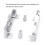 Suitable for PS5 Slim Console Horizontal Storage Rack Game Console Simple Flat Stand Accessories 1