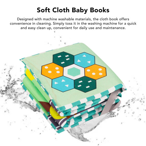 Baby Cloth Book - Tear-Proof Soft Fabrics 2