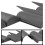 DEEP GREY Palisade Lawn Edging Border with Wood Log Effect, 2.5 Metres 4