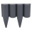 DEEP GREY Palisade Lawn Edging Border with Wood Log Effect, 2.5 Metres 6