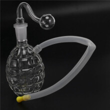 3X Kreative Glasflasche, Glasflasche Bubbler Öllampenbrenner