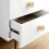 (2pcs) Brass Kitchen Cabinet Knobs Decorative Door Handles Pulls Cabinet Knobs Suitable for Doors Closet Drawers 2