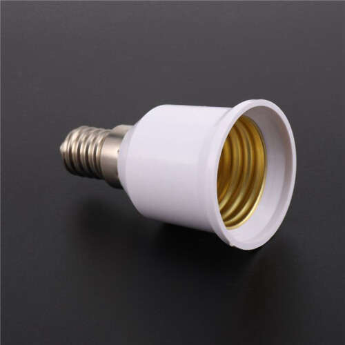 3X E14 to E26 E27 Adapter Chandelier Light Socket E14 to Medium Socket E26 E27 Converter Bulb Base Adapter Converter 1