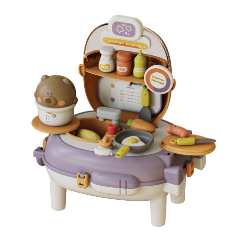 Type 1 Portable Pretend Backpack Playset - Plastic