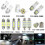 28 Assorted LED Car Interior Inside Light Dome Trunk Map License Plate Lamp Bulb 9
