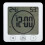 Multifunctional Indoor Thermometer Hygrometer Digital Clock ABS Compact 8