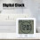 Multifunctional Indoor Thermometer Hygrometer Digital Clock ABS Compact 4